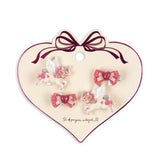 Konges - 4 Haarspelden - Eenhoorn en strik