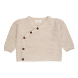 Merino Wol - Cross Over Truitje - Cream