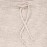 Merino Rib Legging - Cream