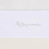 Jollein - Laken - My tiny miracle (groen) - 75 x 100 cm