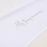 Jollein - Laken - My tiny miracle (groen) - 75 x 100 cm