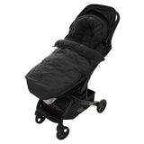 Jollein - Voetenzak buggy/kinderwagen - Zwart (Embossed)