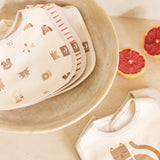 Jollein - Slab Jersey Waterproof - Animal Friends - 5 Stuks