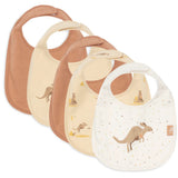Jollein - Slab Jersey Waterproof - Kangaroots - 5 Stuks