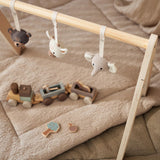 Jollein - Babygym speeltjes - Gehaakte diertjes