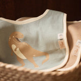 Jollein - Slab Jersey Waterproof - Dino's (5 stuks)