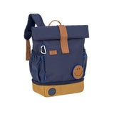 Lassig - Mini Rolltop Kleuterrugzak - Navy