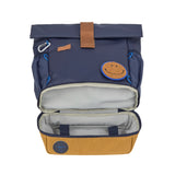 Lassig - Mini Rolltop Kleuterrugzak - Navy