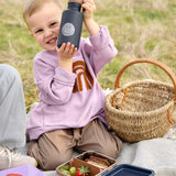 Lassig Lunchbox Inox Little Gang - Navy Smile