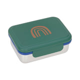 Lassig Lunchbox Inox Little Gang - Regenboog Groen