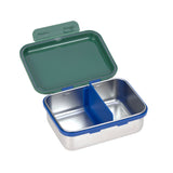 Lassig Lunchbox Inox Little Gang - Regenboog Groen