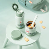 Done By Deer - Thermo Food Jar - 300ml - Krokodiel Groen
