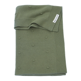Meyco - Deken Mini Knots - Forest Green - 75cm x 100cm