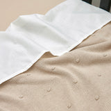 Meyco - Deken Mini Knots - Sand - 75cm x 100cm