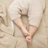 Meyco - Deken Mini Knots - Sand - 75cm x 100cm