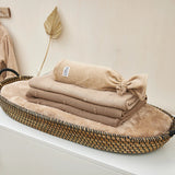 Meyco - Deken Mini Knots - Sand - 75cm x 100cm