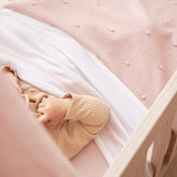 Meyco - Deken Mini Knots - Soft Pink - 75cm x 100cm