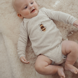 Two You Label - Bee romper - Beige
