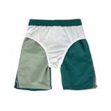 Lassig - UV Zwemboxer donker/licht groen