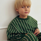 Müsli - Pinstripe Sweater Green