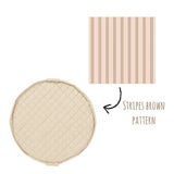 Play&Go - Noomad Soft - Speelkleed & Opbergzak - Brown Stripes
