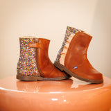 Stabifoot Botje met glitters - Bruin