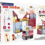 Magna Tiles Castle Deluxe - Brandweer Kazerne