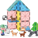 Magna Tiles Castle Deluxe - Puppy Park