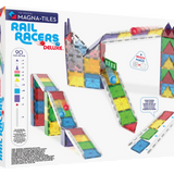 Magna Tiles Castle Deluxe - Rail Racers
