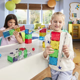 Magna Tiles Castle Deluxe - Rail Racers