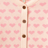 Copenhagen Colors - Cardigan Hartjes - Roze