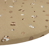 Meyco - Hoeslaken Rond - Forest Animals - 95cm