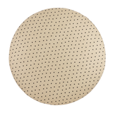 Meyco - Hoeslaken Rond - Sweet Heart Soft Sand/Black - 95cm