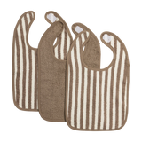 Meyco - Slab Badstof Taupe Stripe - 3 Stuks