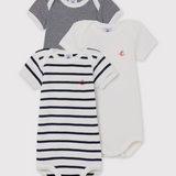Petit Bateau - Bodies jongen (3pack)