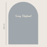Tix&Mix - Magnetische Muursticker - Grey Elephant (+ 2 stiftjes)