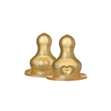BIBS - Latex flessenspeen (2-pack) - Medium flow (2+m)
