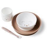 Nattou - Eetsetje Silicone - 4 delig