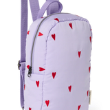 Studio Noos - Purple Hearts Puffy - Mini Rugzak