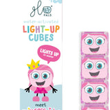 Glo pals - Lichtgevende sensorische kubussen voor in bad of sensorisch spel - Prinses (4stuks)