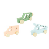 Houten Autoset - 3 stuks