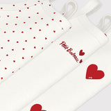 Petit Bateau - Bodies meisjes hartje mouwloos (3pack)