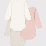 Petit Bateau - Bodies lange mouw (3pack)