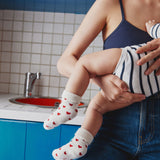 Petit Bateau - 2 paar sokjes hartjes