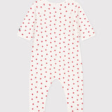 Petit Bateau - Babypyjama - Hartjesprint