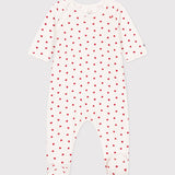 Petit Bateau - Babypyjama - Hartjesprint