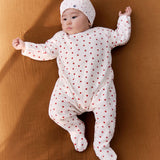 Petit Bateau - Babypyjama - Hartjesprint