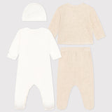 Petit Bateau - Vierdelig geboortesetje