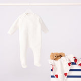 Petit Bateau - Slaappakje Wit - Hartje