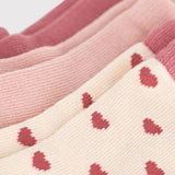 Petit Bateau - 3 paar sokjes hartjes